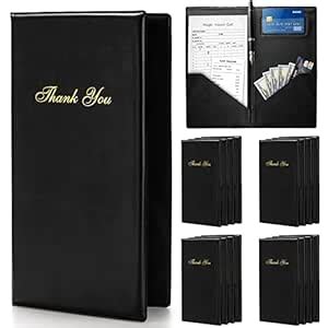 Lyellfe 12 Pack Restaurant Check Presenters, Guest Check Card Holder ...