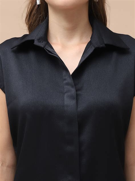Buy JEA Satin Indo-Western co-ord set (Black) from Kelin
