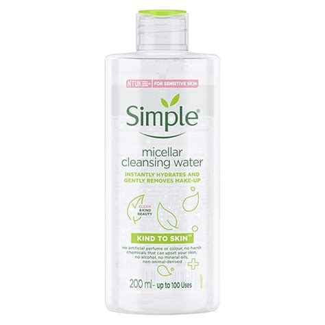 Simple Kind to Skin Micellar Cleansing Water| Makeup Remover For all ...