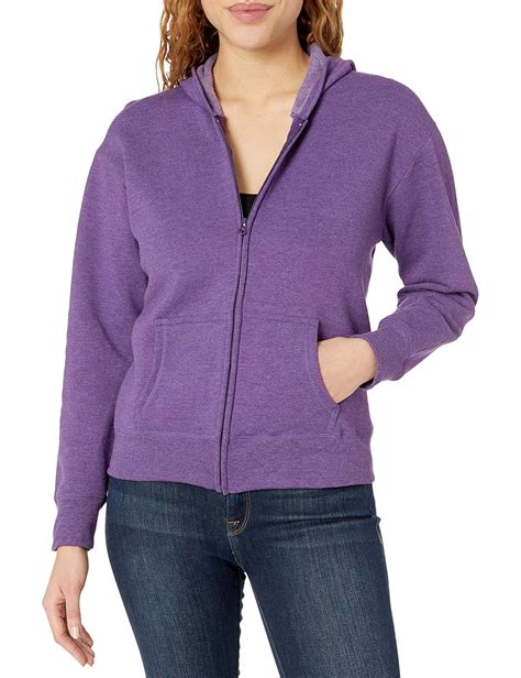 Buy Hanes Women's Full Zip Fleece Hoodie at Amazon.in