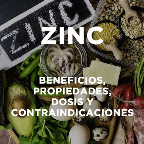 Zinc: funciones importantes, beneficios para la salud y efectos secundarios, beneficios del zinc ...