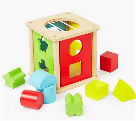 Extrokids Wooden Learning Shapes Matching Toy - EKT1713