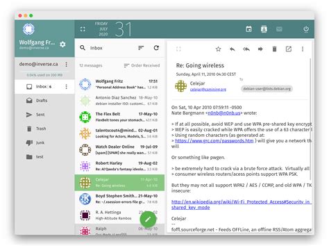 Web-Based Email 的图像结果