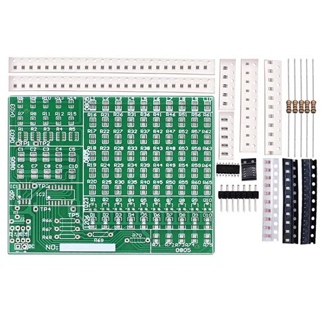 WHDTS 1.5mm SMT Components Solder Kit Practice PCB Board Electric DIY ...