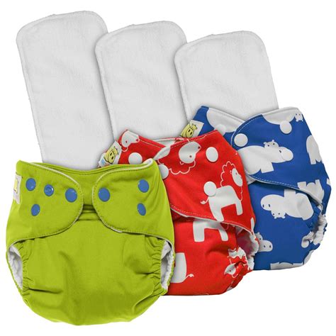 Buy Diaper Safari Pocket Diaper - Snap - Boy 3 Pack Online at Low ...