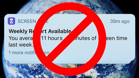 Turn Off Your Screen Time Notifications For Your Own Good - Tech