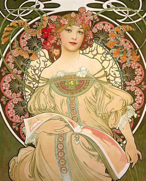 Art Nouveau Paintings Alphonse Mucha