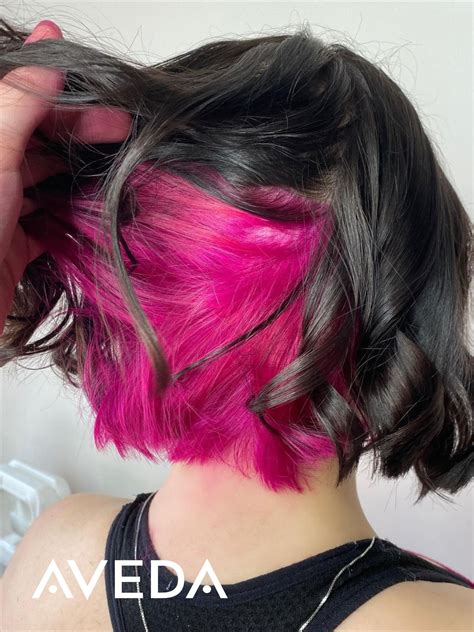 Bright Hair Color Underneath