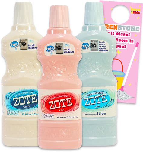 Amazon.com: Liquid Laundry Detergent ZOTE - Pink & White, 33.8 oz Each ...