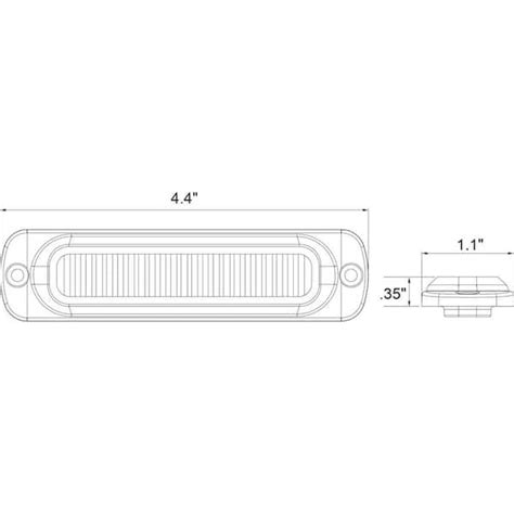 Buy LED Blue Horizontal Strobe Light Online India | Ubuy