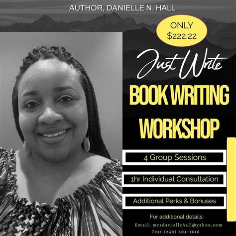 Just Write Book Writing Workshop, Upper Marlboro, Maryland, USA ...