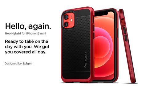 Spigen Neo Hybrid Back Cover Case for iPhone 12 Mini (TPU + Poly ...