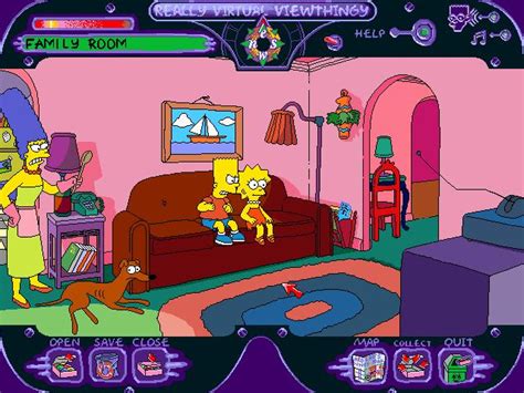 Image result for The Simpsons Virtual Springfield Game