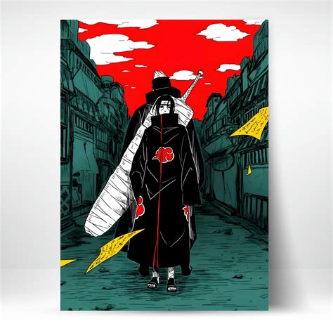 High-Quality Metal Posters - Anime Itachi and Kisame legendary Members ...