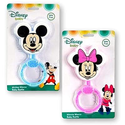 Buy Disney Baby Toy Set Minnie Mouse and Mickey Mouse Rattle Toys ...