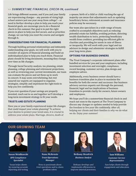 The Trust Company of Tennessee News | Q2 2023 - The Trust Company of ...