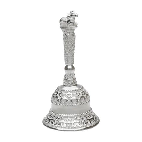 SILVER NANDI POOJA GHANTE/BELL – Deflossysilver