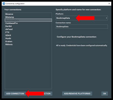 Image result for Bookmap Coinbasepro Connection