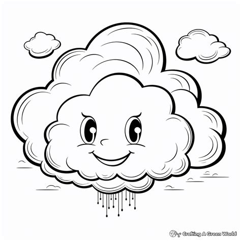 Cloud Coloring Pages - Free & Printable!