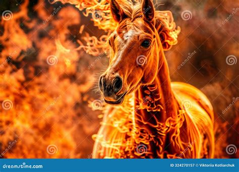 Red Fire Horse Symbol of 2026 According To the Eastern Calendar Stock ...