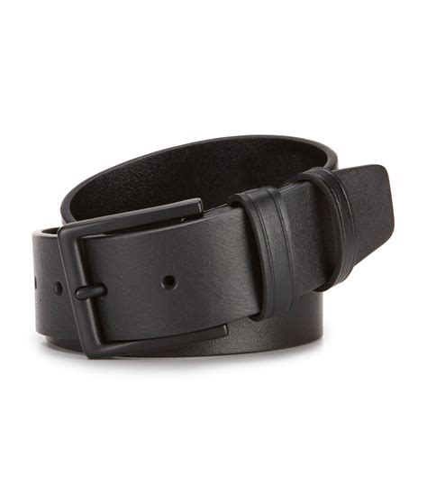 Murano Casual Black Leather Belt | Dillard's | Womens black belt, Black ...