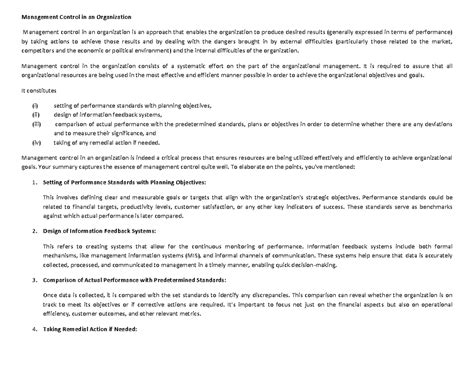 Image result for Control Management Short Video Repot