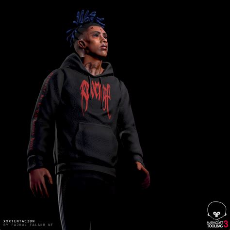 3D model XXXTENTACION VR / AR / low-poly rigged | CGTrader