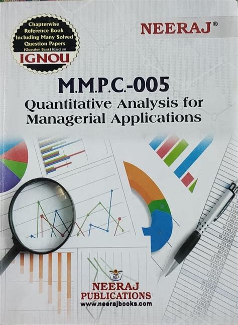 Amazon.in: Buy MMPC005 QUANTITATIVE ANALYSIS FOR MANAGERIAL ...
