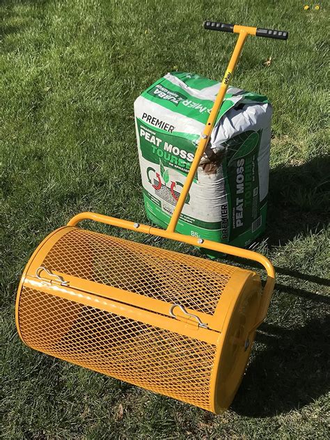 Buy SIMPO Peat Moss Spreader Compost Spreader Lawn & Garden Spreader 24 ...