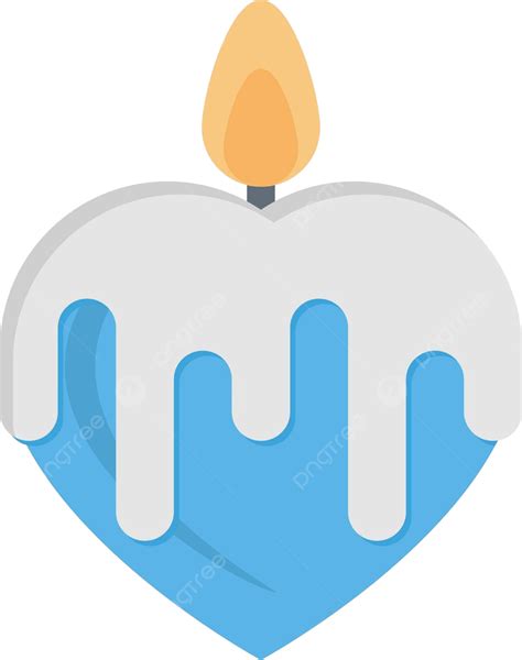 Candle Heart Love Burn Vector, Heart, Love, Burn PNG and Vector with ...