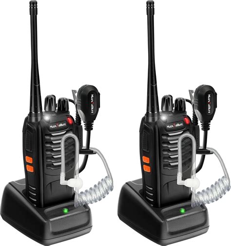 Amazon.com: Rechargeable Walkie Talkies Long Range: MaxTalker MT-8S ...