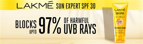 Buy Lakme Sun Expert SPF 30 PA++ Ultramatte Lotion, 50 ml | 19 Minutes ...