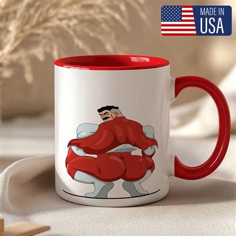 Funny Omniman Mug Superhero Meme Gift for Him, Quirky Ceramic Coffee ...