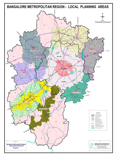 Map Of Bangalore District