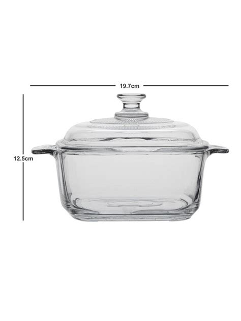 Goodhomes Square Glass Serving Bowl with Glass Lid – GOOD HOMES