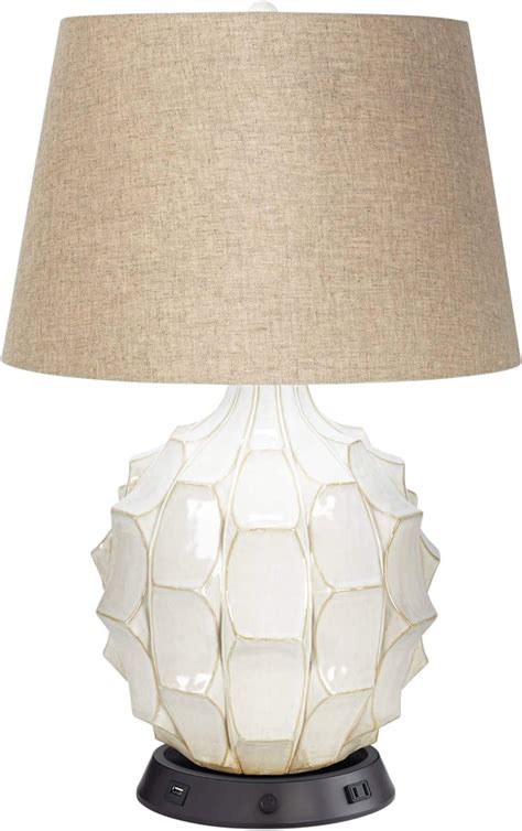 Buy Possini Euro Design Cosgrove Mid Century Modern Coastal Table Lamp ...