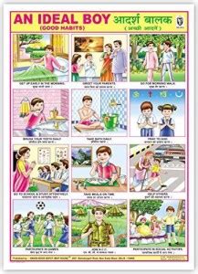 An Ideal boy chart Good habits Educational Chart Classroom Chart School ...