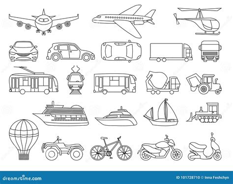 Transport Coloring Pages