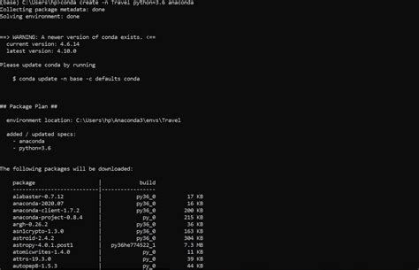 Set up Python virtual environment using Anaconda - BioChemiThon