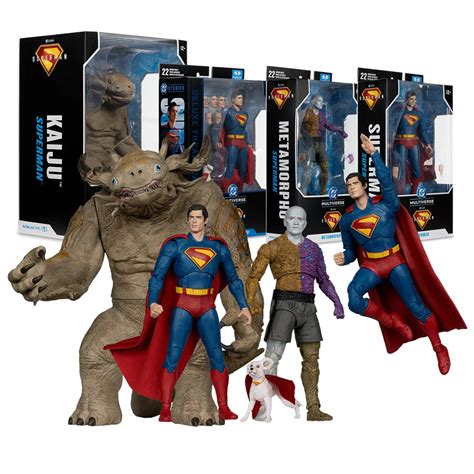 McFarlane Toys 2025 Superman película Superman w Krypto/Kaju/Metamorpho ...