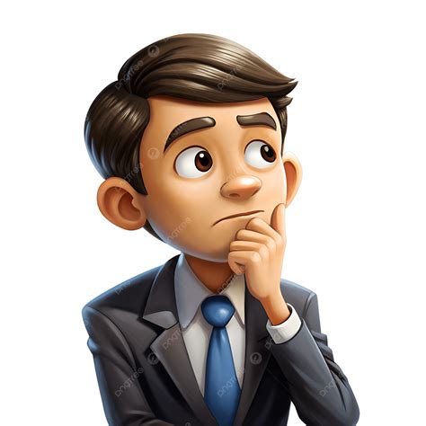 Business Man Thinking Cartoon 的图像结果