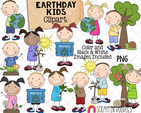 Earth Day Clip Art For Kids 1,200+ Earth Day Kids Stock Illustrations,
