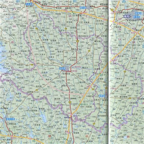 邓州地图高清版
