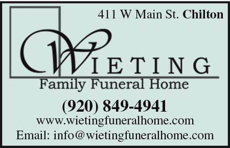 Wieting Family Funeral Home - Chilton, WI | Parishes Online