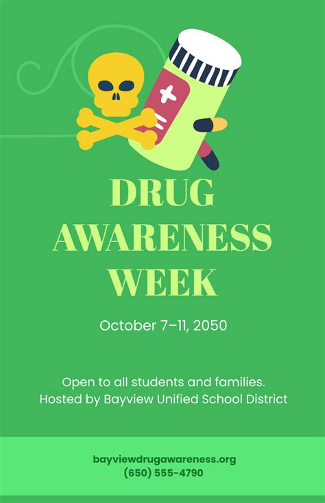 Free Drug Awareness Poster Templates to Edit Online