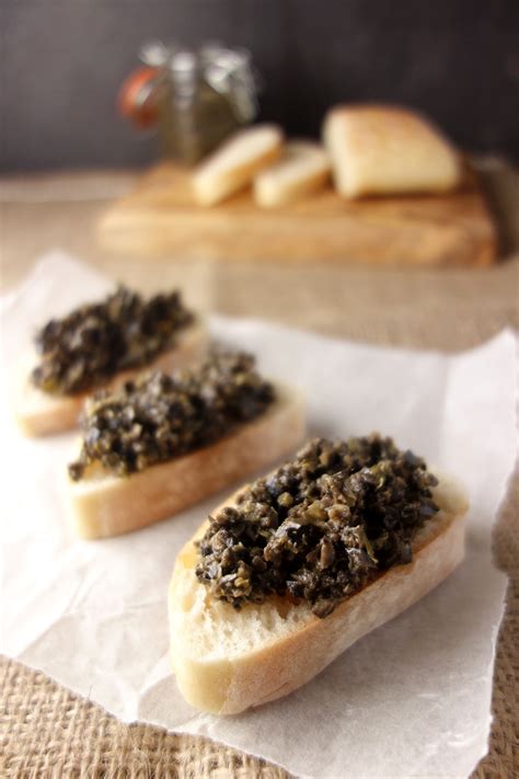 Black Olive Tapenade - A Dash of Ginger