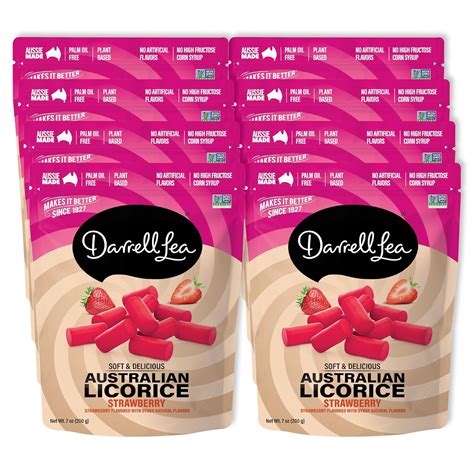 DarrellLea Darrell Lea Soft Australian Licorice, Non-GMO, No India | Ubuy