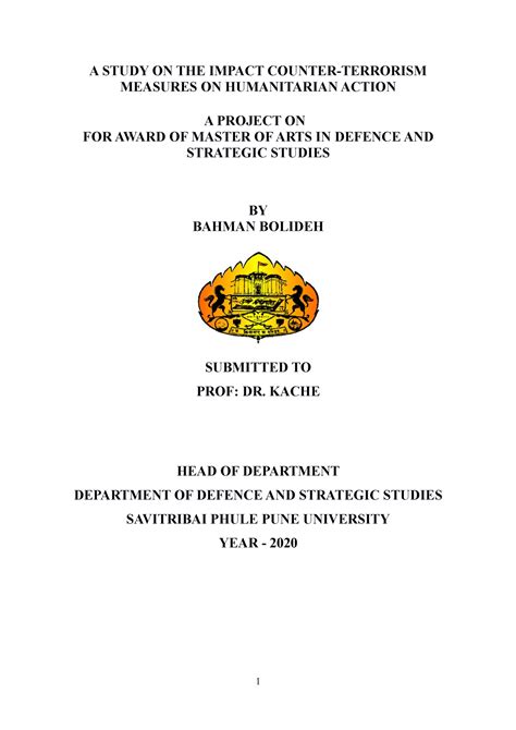 Bhaman - free - A STUDY ON THE IMPACT COUNTER-TERRORISM MEASURES ON ...