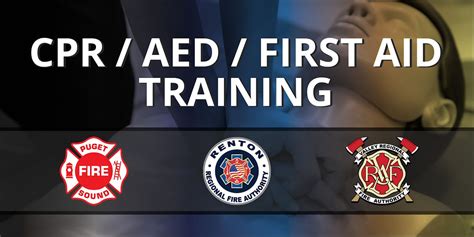 CPR/AED ($30) & First Aid Training ($30), Puget Sound Regional Fire ...