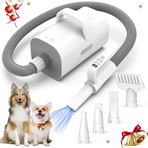 Amazon.com : TWICEMET Dog Dryer,4 in 1 Dog Hair Dryer with Smart Handle ...